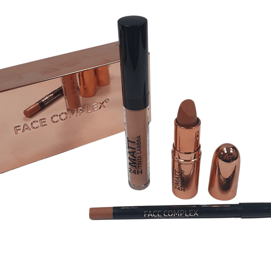 24H Matt Lip Kit - Matita Labbra, Tinta Labbra + Rossetto - Arte Del Makeup