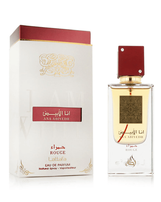 Lattafa Ana Abiyedh Rouge Eau de Parfum Unisex 60ml - Arte Del Makeup