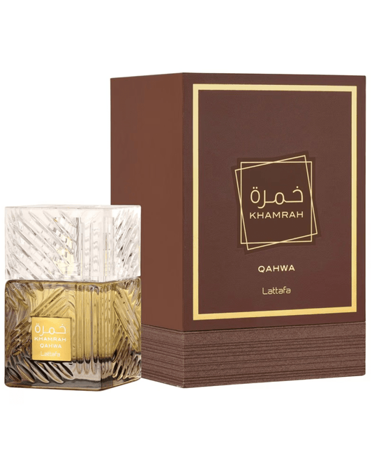 Lattafa Khamrah Qahwa Eau de Parfum 100ml - Arte Del Makeup