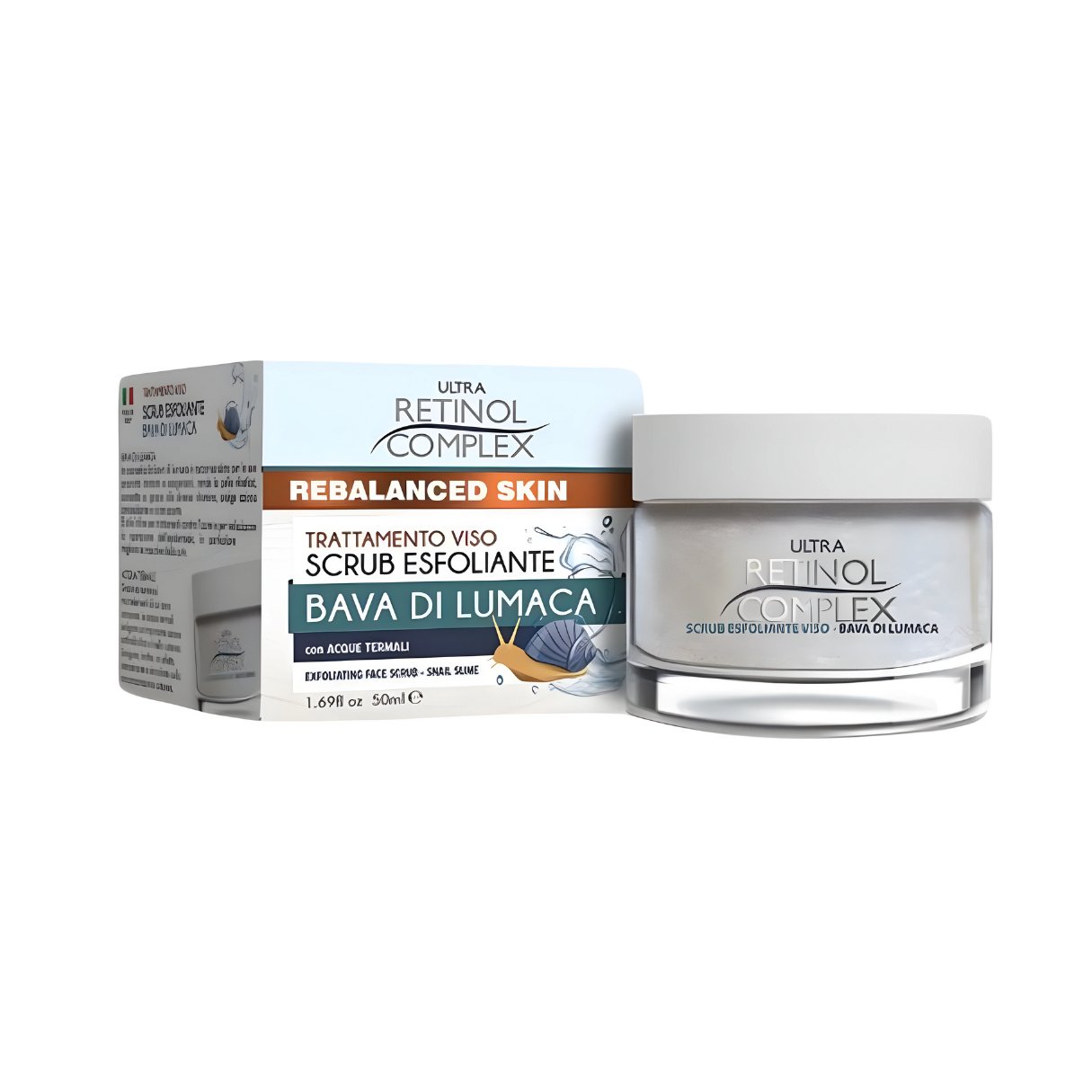 Scrub Esfolinte Viso Idratante alla Bava di Lumaca 50ml - Arte Del Makeup