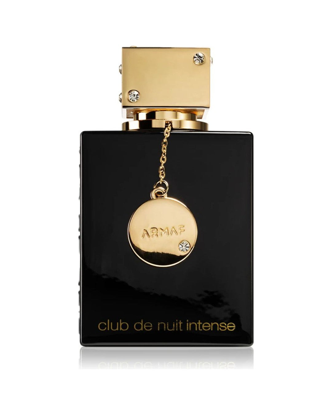 Flacone Armaf Club de Nuit Intense Woman 105 ml nero con ciondolo Armaf dorato