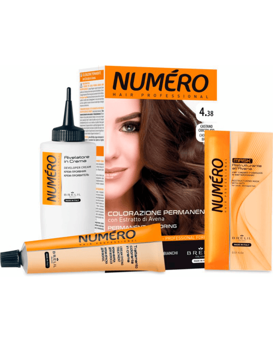 Brelil Professional – Tinta per Capelli 4.38 Chocolate Brown 140 ml - Arte Del Makeup