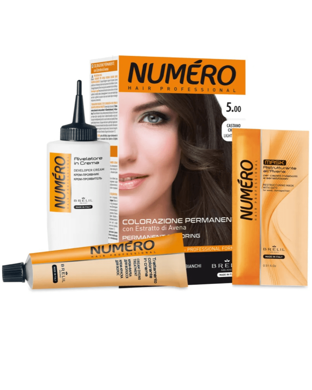 Brelil Professional – Tinta per Capelli 5.00 Light Brown (140 ml) - Arte Del Makeup