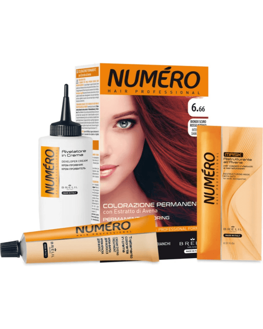 Brelil Professional – Tinta per Capelli 6.66 Intense Red Dark Blonde (140 ml) - Arte Del Makeup