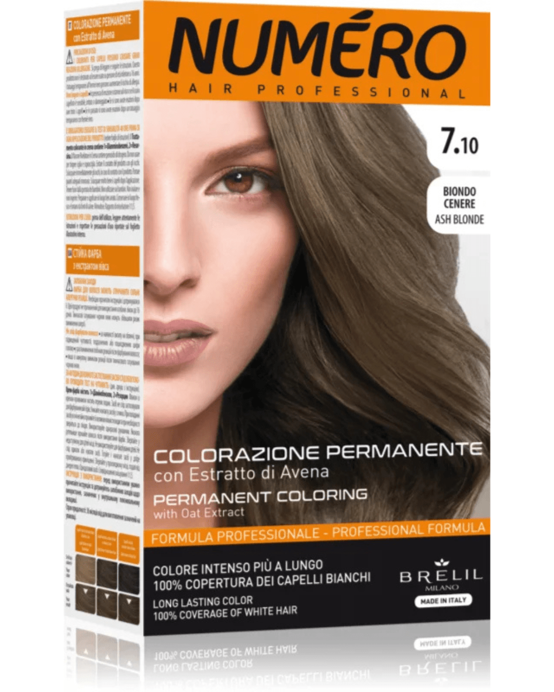 Brelil Professional – Tinta per Capelli 7.10 Ash Blonde (140 ml) - Arte Del Makeup