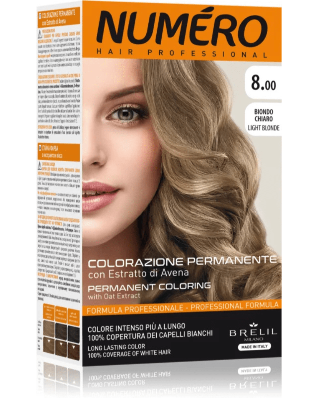 Brelil Professional – Tinta per Capelli 8.00 Light Blonde (140 ml) - Arte Del Makeup