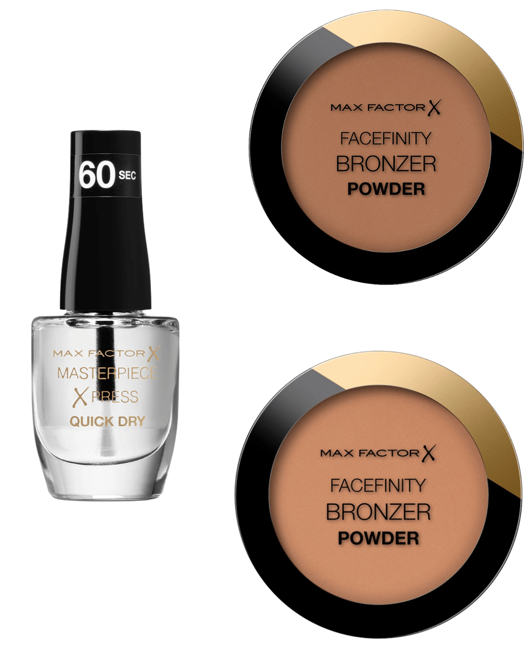 MF Bronzer + Smalto Xpress ( 001 - 002 ) - Arte Del Makeup